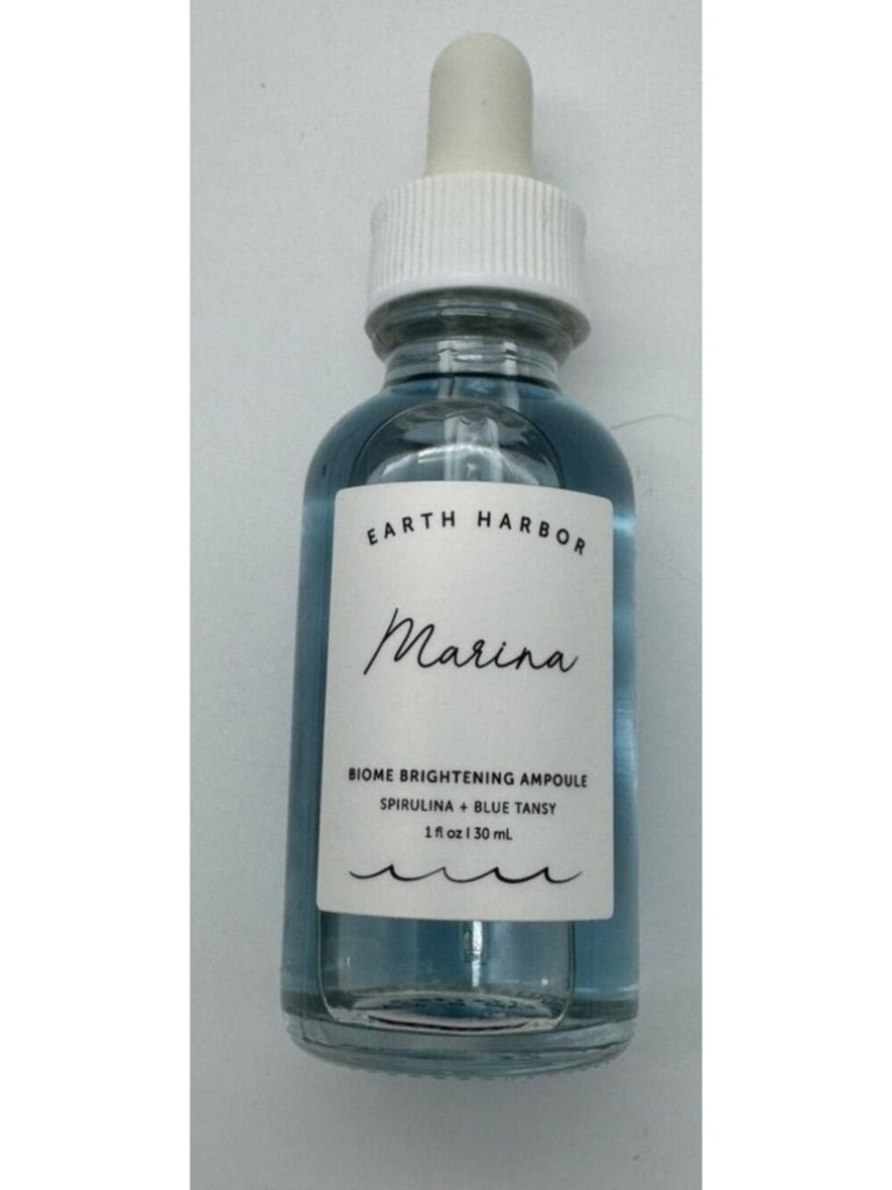 Earth Harbor Marina Biome Brightening Ampoule Spirulina + Blue Tansy 1 fl oz